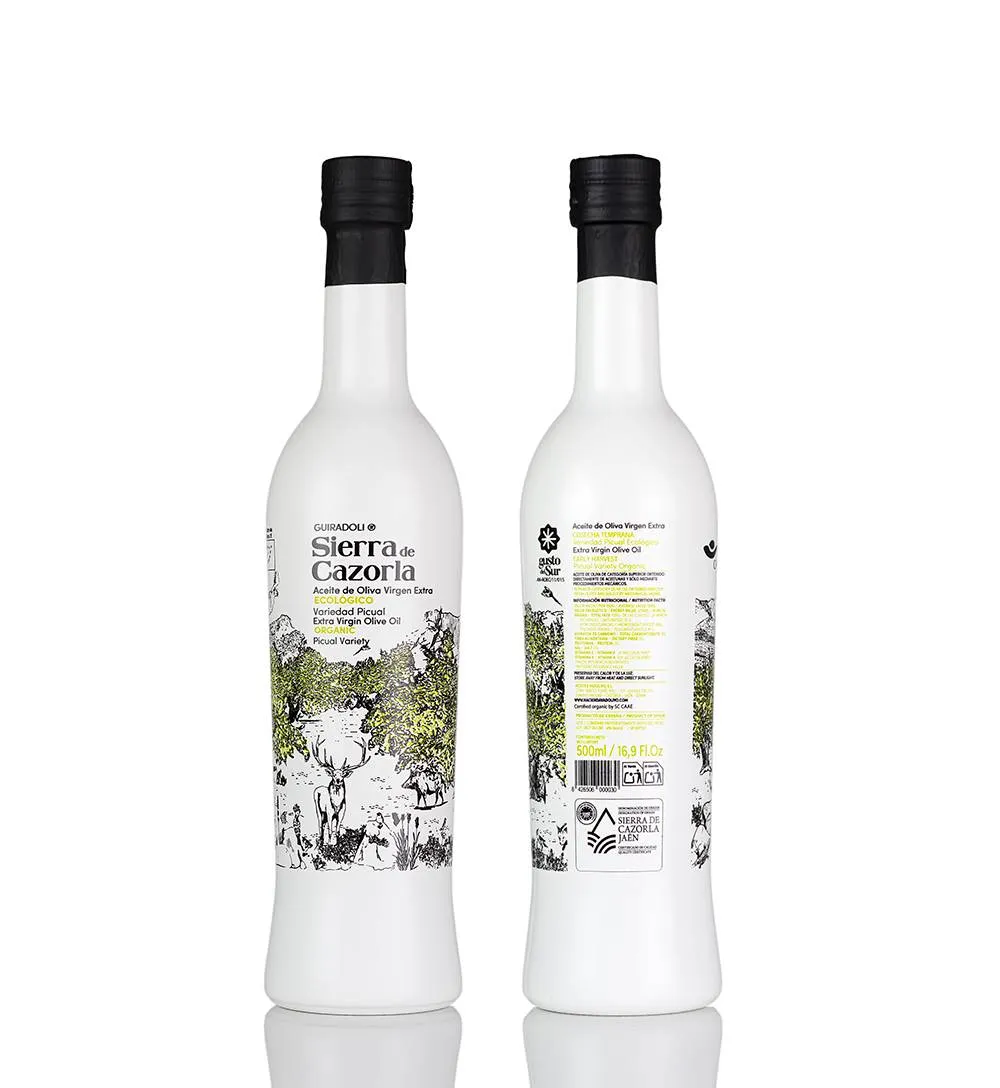 Aceite de Oliva virgen extra SIERRA CAZORLA ECOLÓGICO Guiradoli Premium – Picual